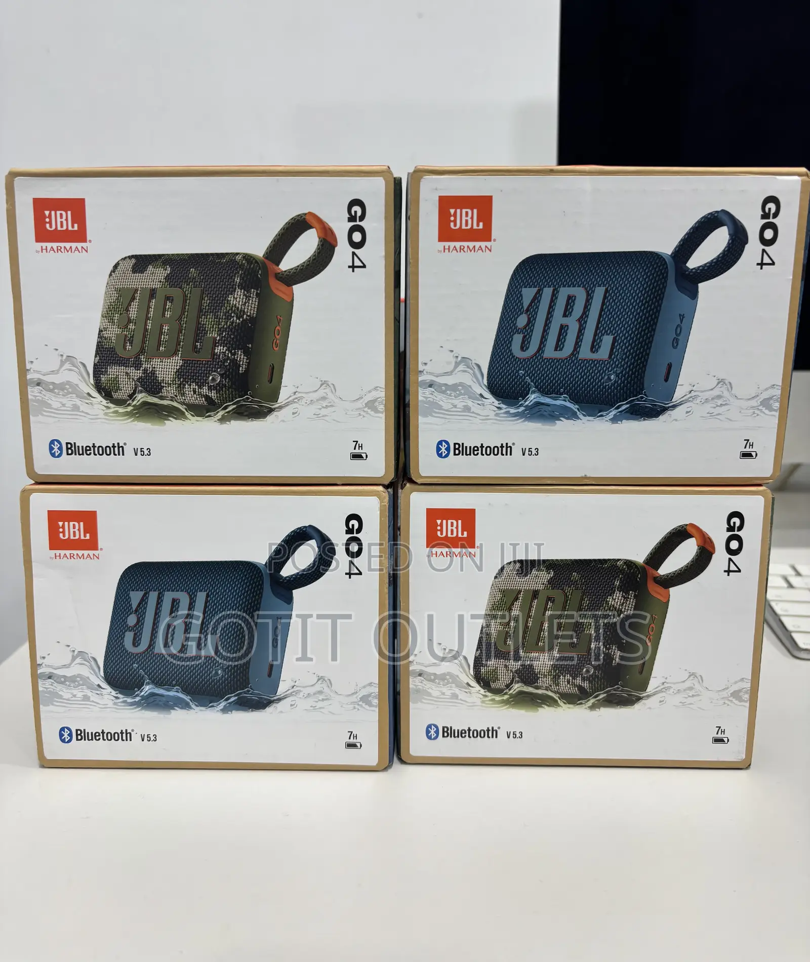 JBL Go 4 Portable Bluetooth Speaker
