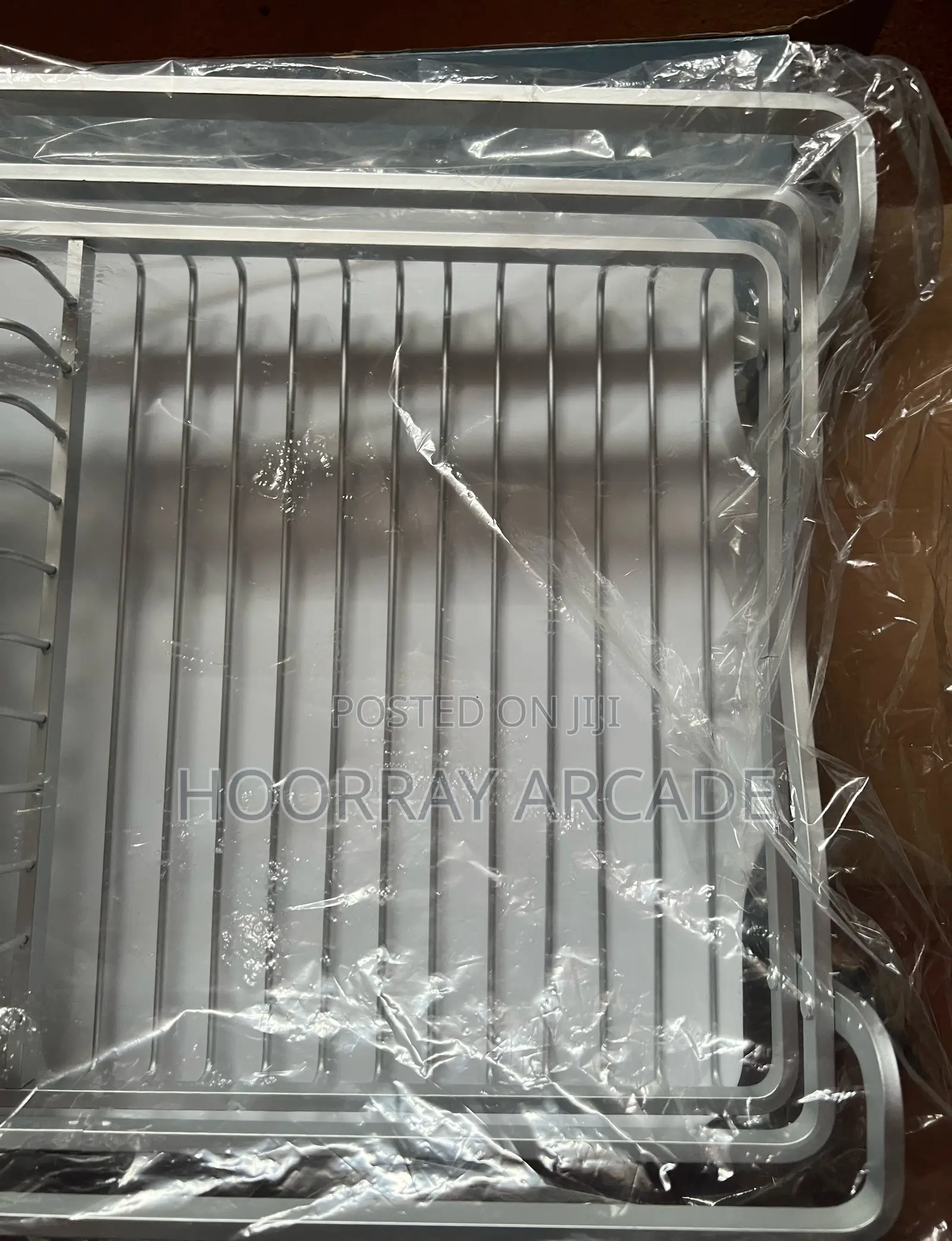 Berkley Jensen Aluminum Dish Rack - Rust-Free, Heavy-Duty Aluminum