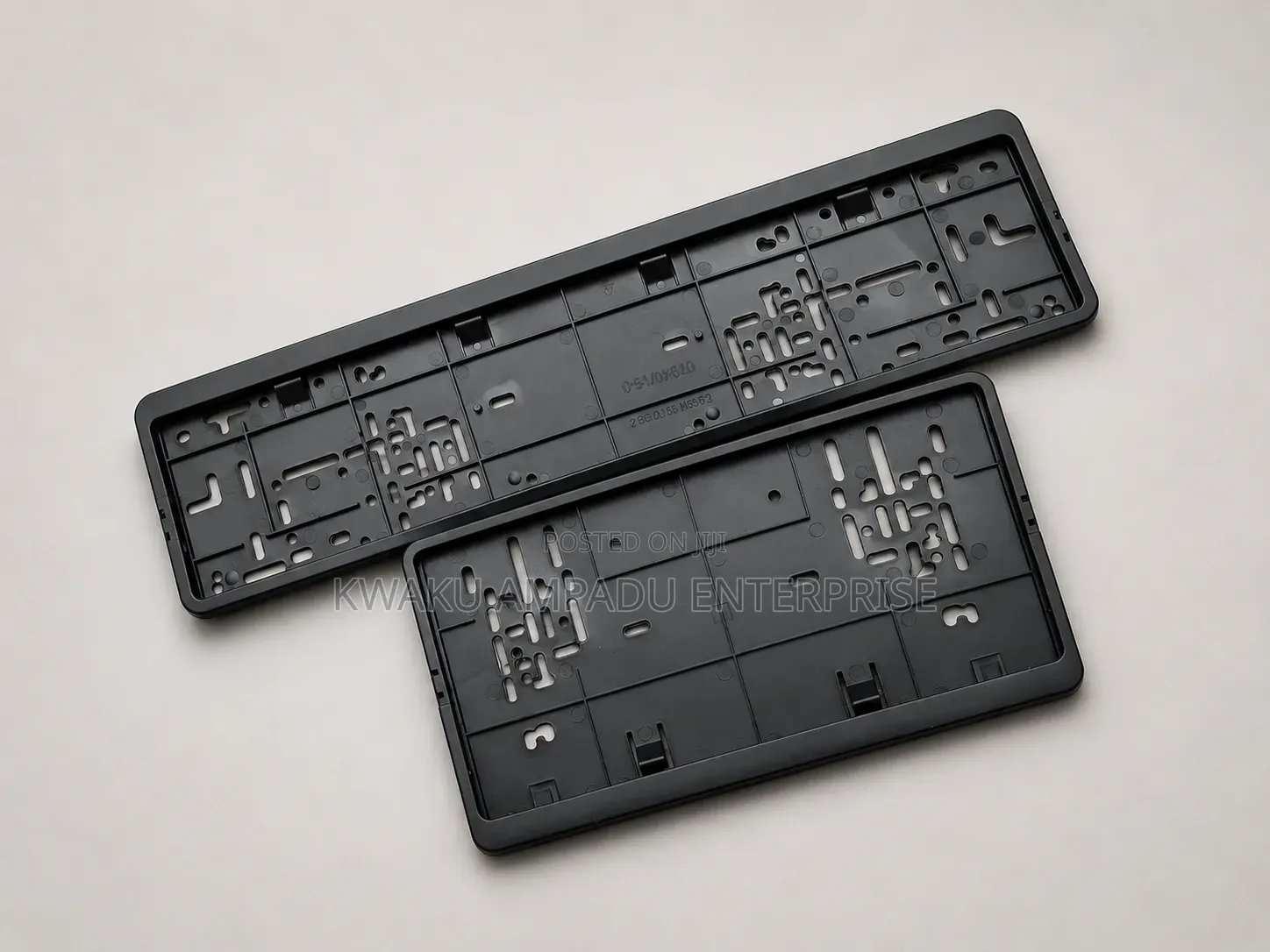 Universal Plastic Number Plate