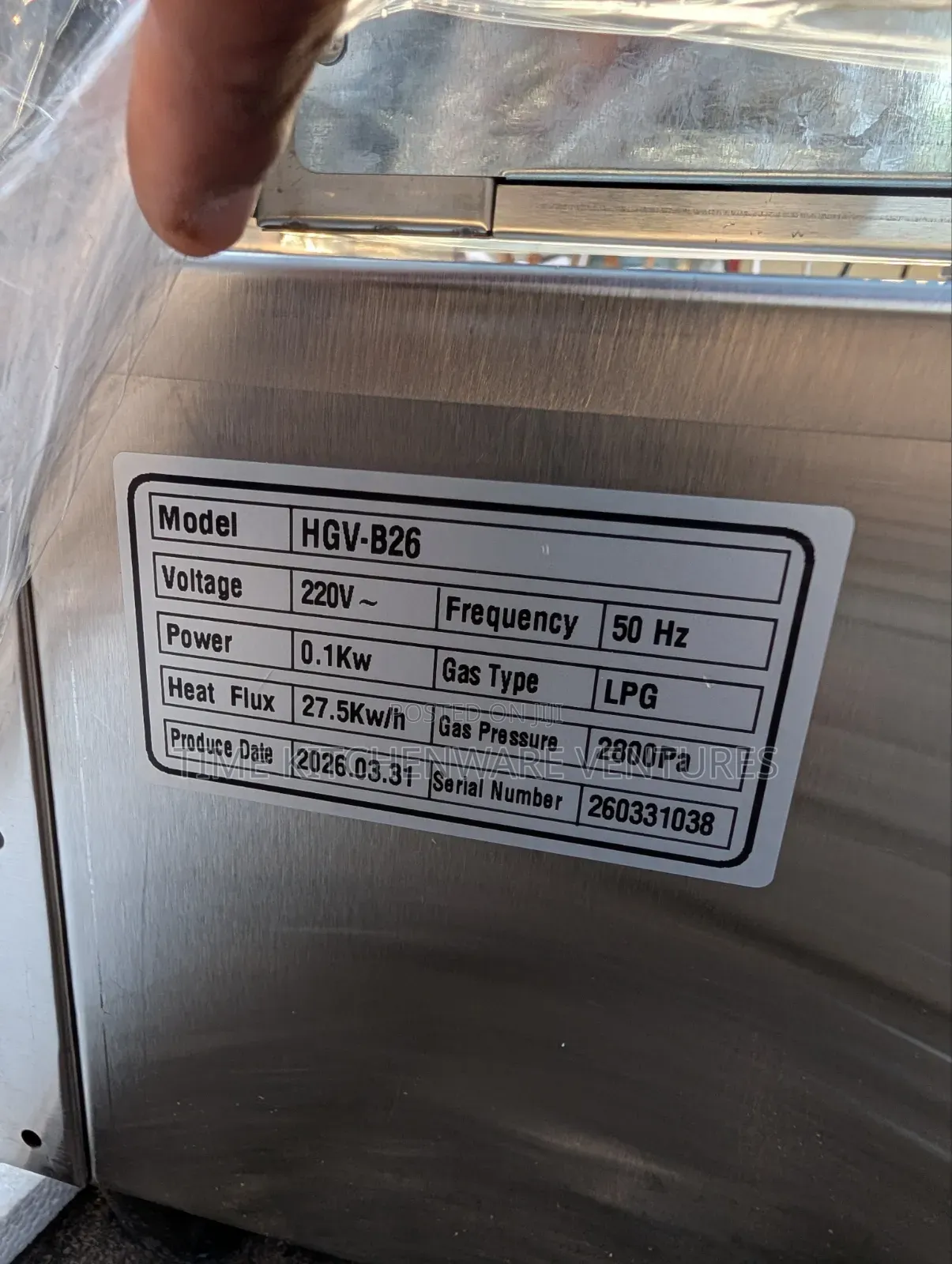 Shawarma Grill Machine(2 Lane 6 Gas Burner)