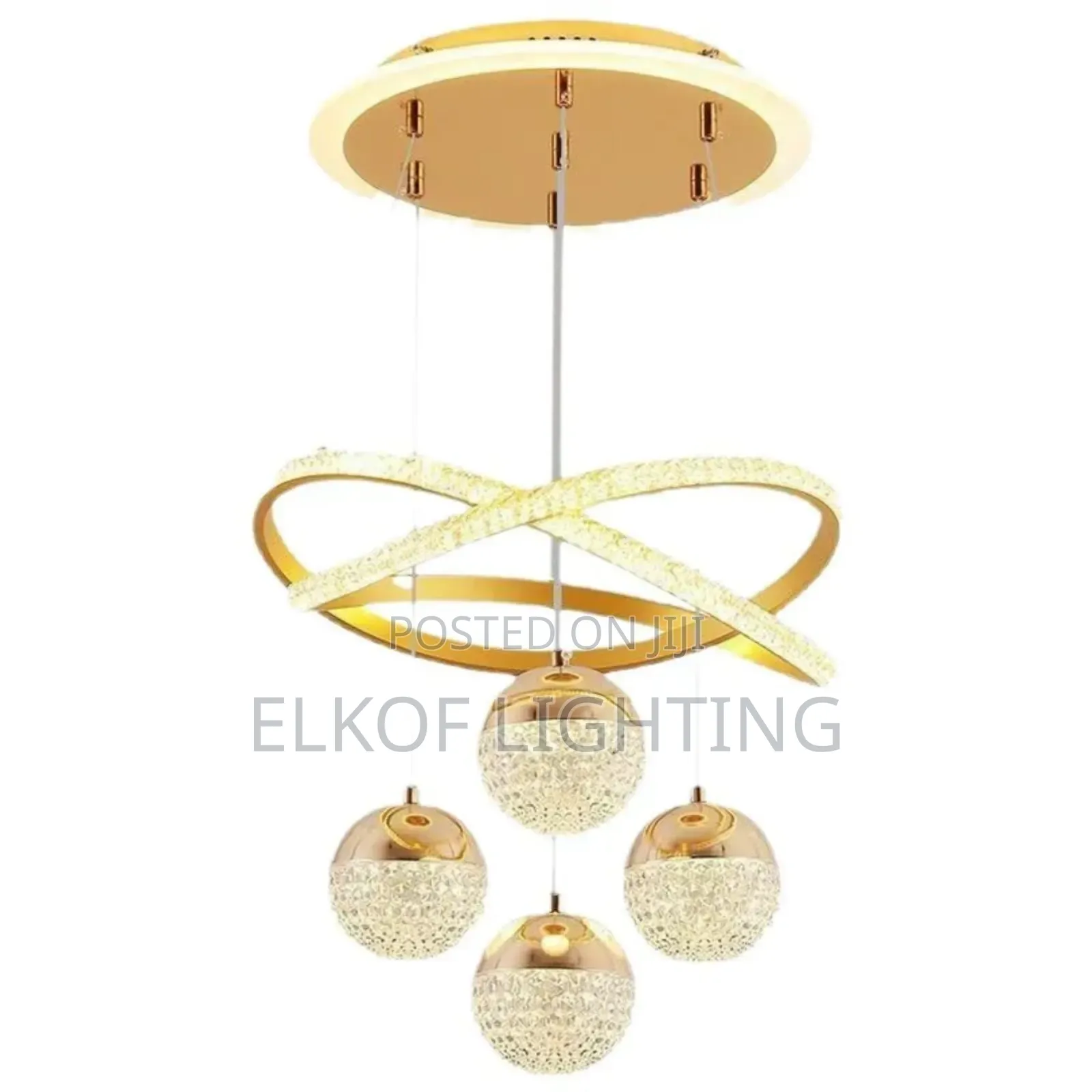 2 Ring Black Pendant Light 55w Nordic Minimalist Art Shade Chandelier