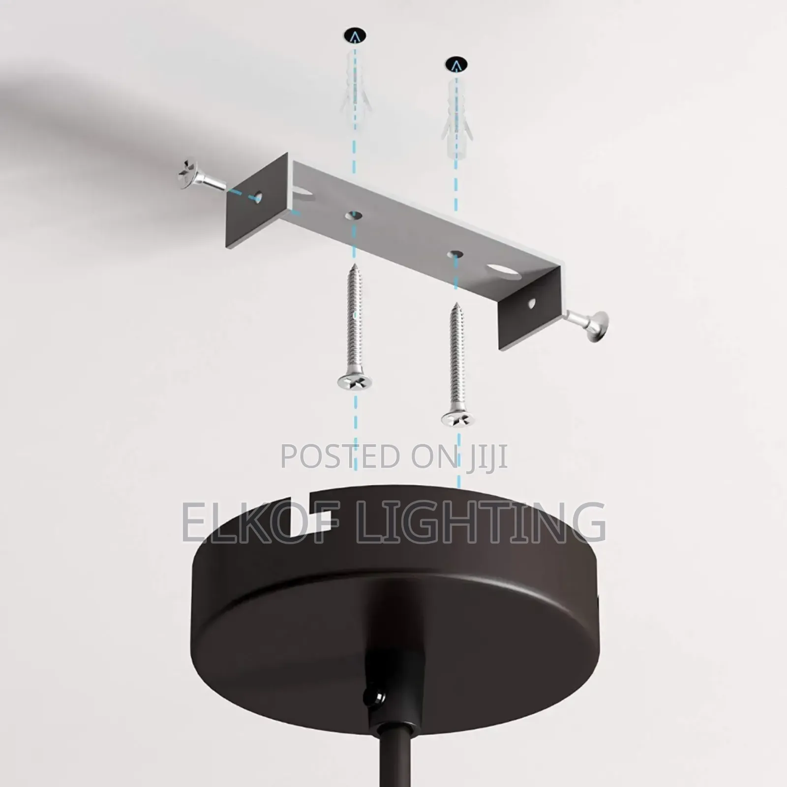 Black and Gold Dome Pendant Light Industrial Restaurant Bar Chandelier
