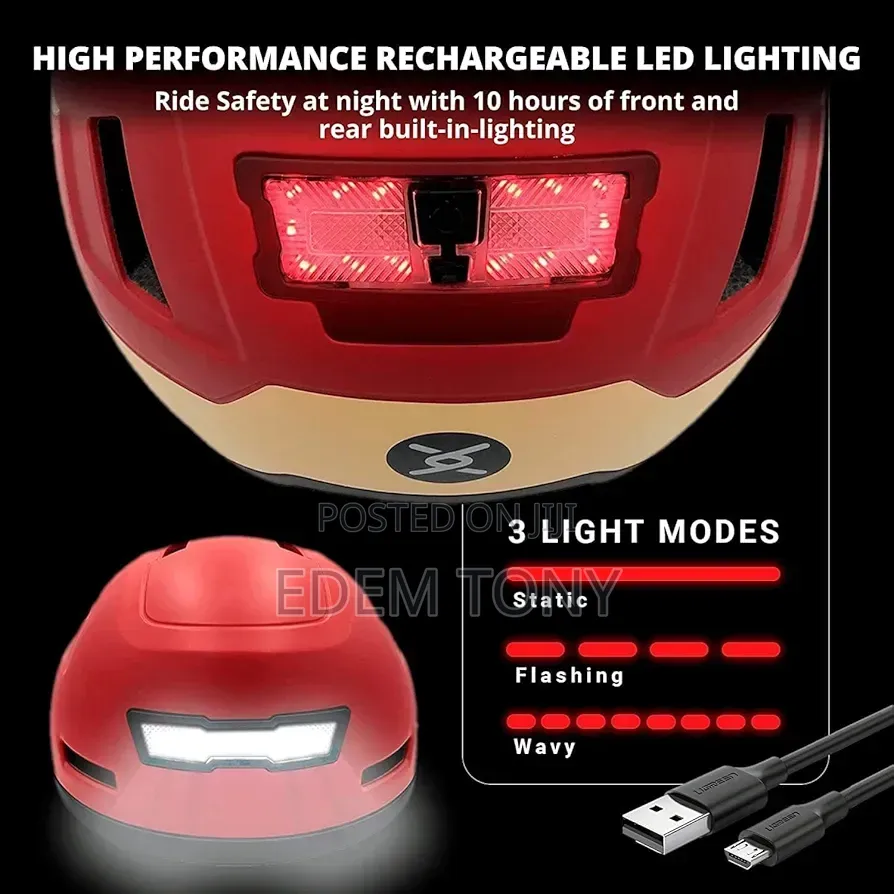 Xnito Bike Helmet With Led Lights