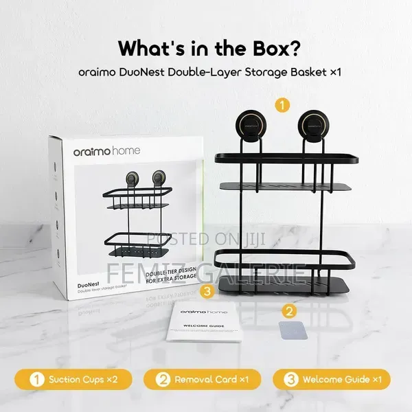 Oraimo Duonest Nail-free Double-tier Storage Basket