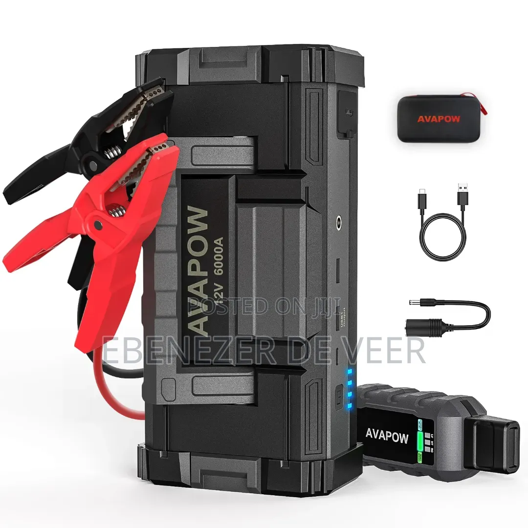 Avapow A68 Jump Starter 6000a