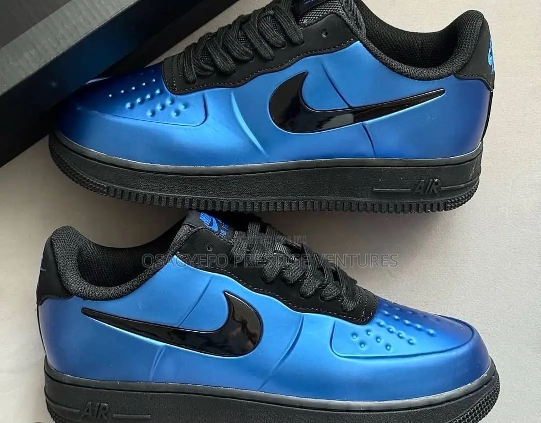 Nike Air Force 1 Low Metallic Blue/Black