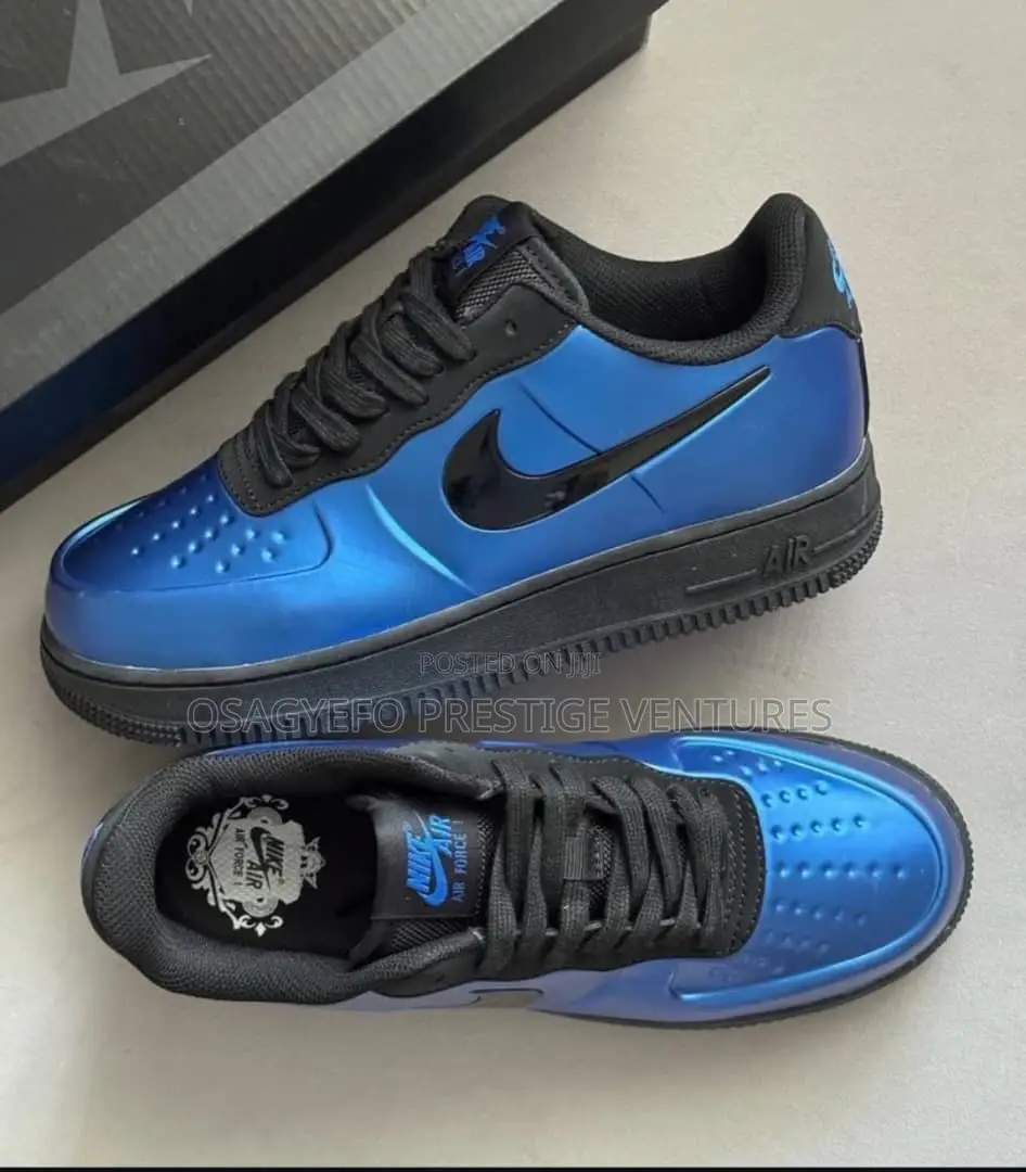 Nike Air Force 1 Low Metallic Blue/Black