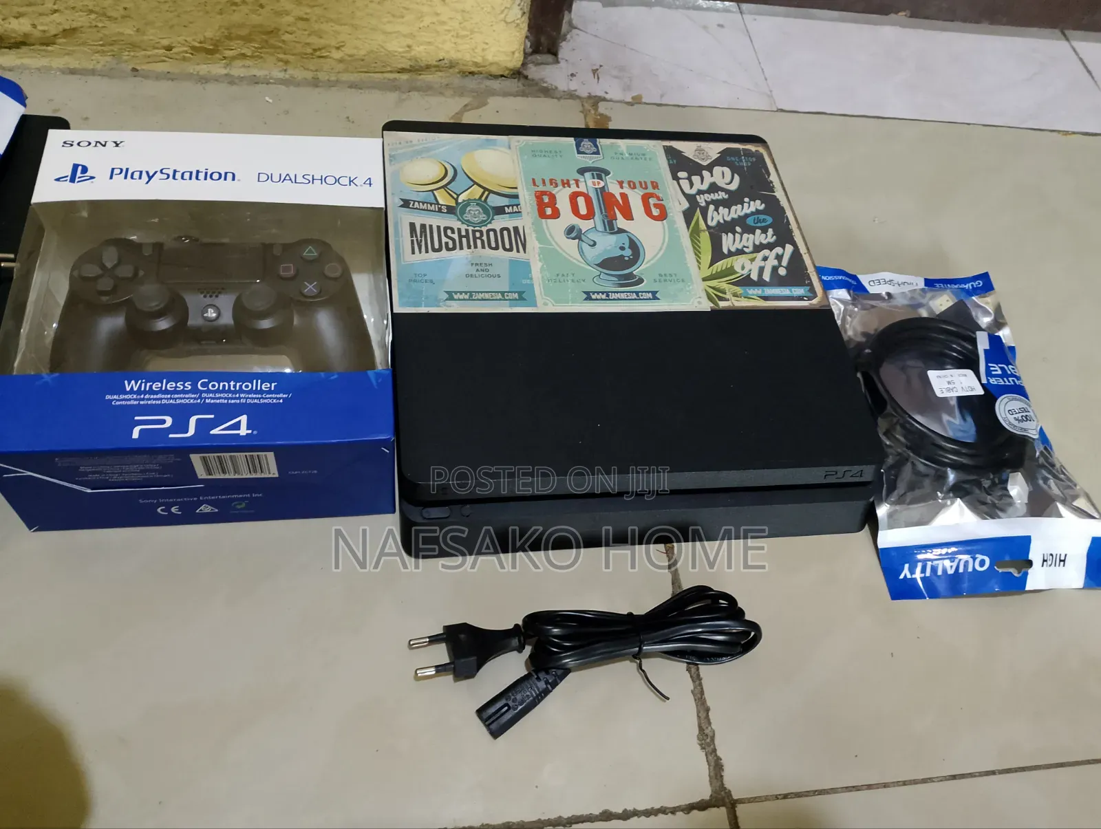 Ps 4 Slim Console (1tb)With 2 Offline Games