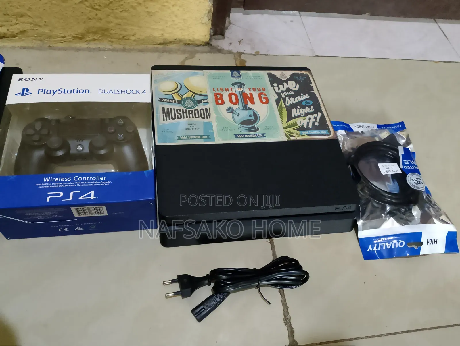 Ps 4 Slim Console (1tb)With 2 Offline Games