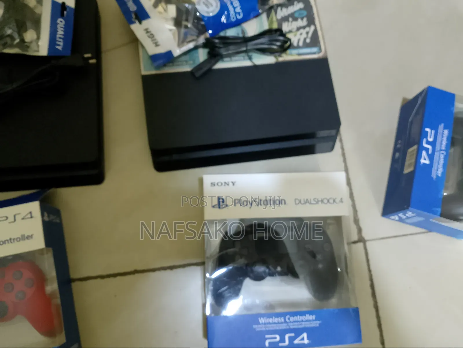 Ps 4 Slim Console (1tb)With 2 Offline Games
