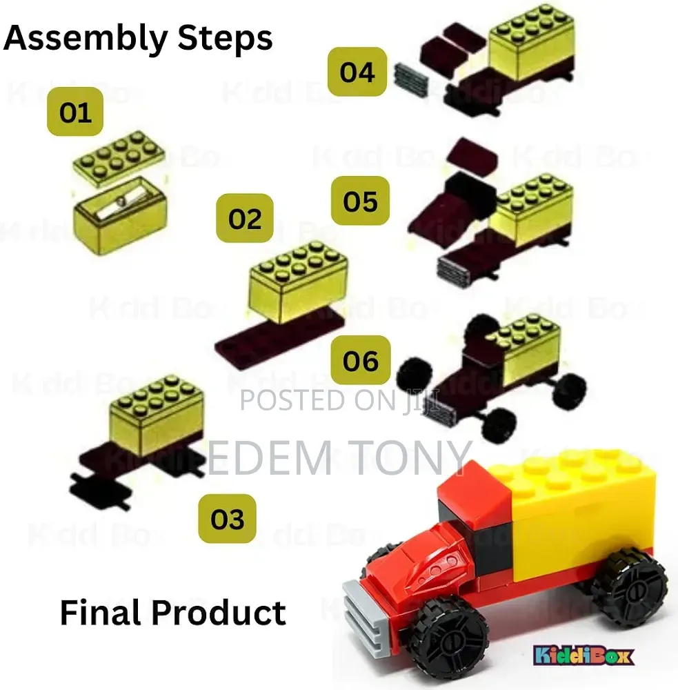 Up Top Ut-605 Diy Puzzle Pencil Sharpener (Truck Transport Cargo)-1pc