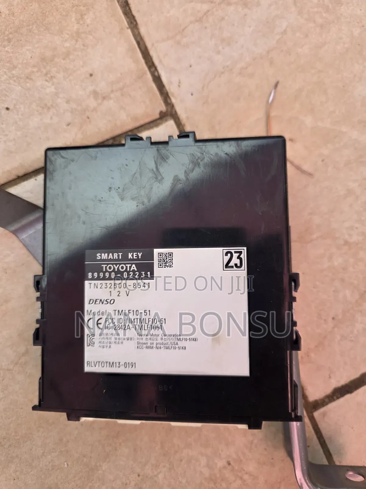 Toyota Corolla 2017 Smart Key Board