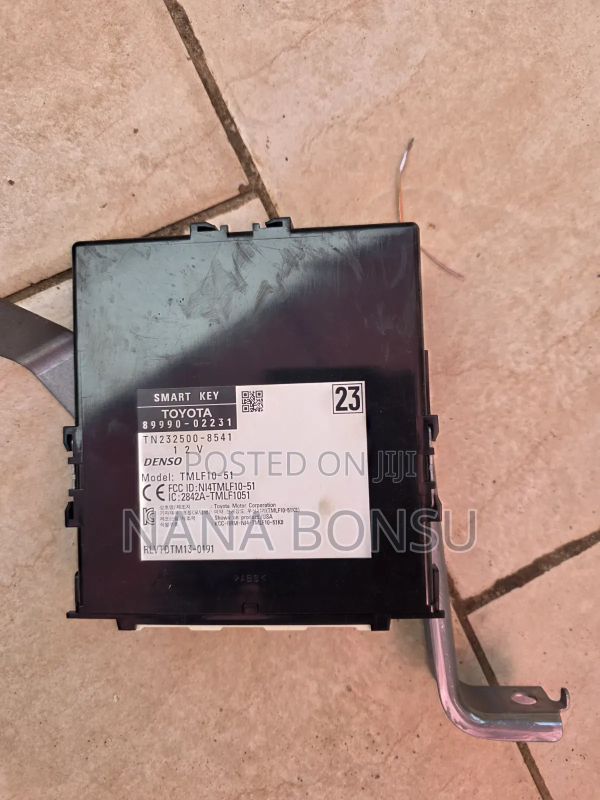 Toyota Corolla 2017 Smart Key Board