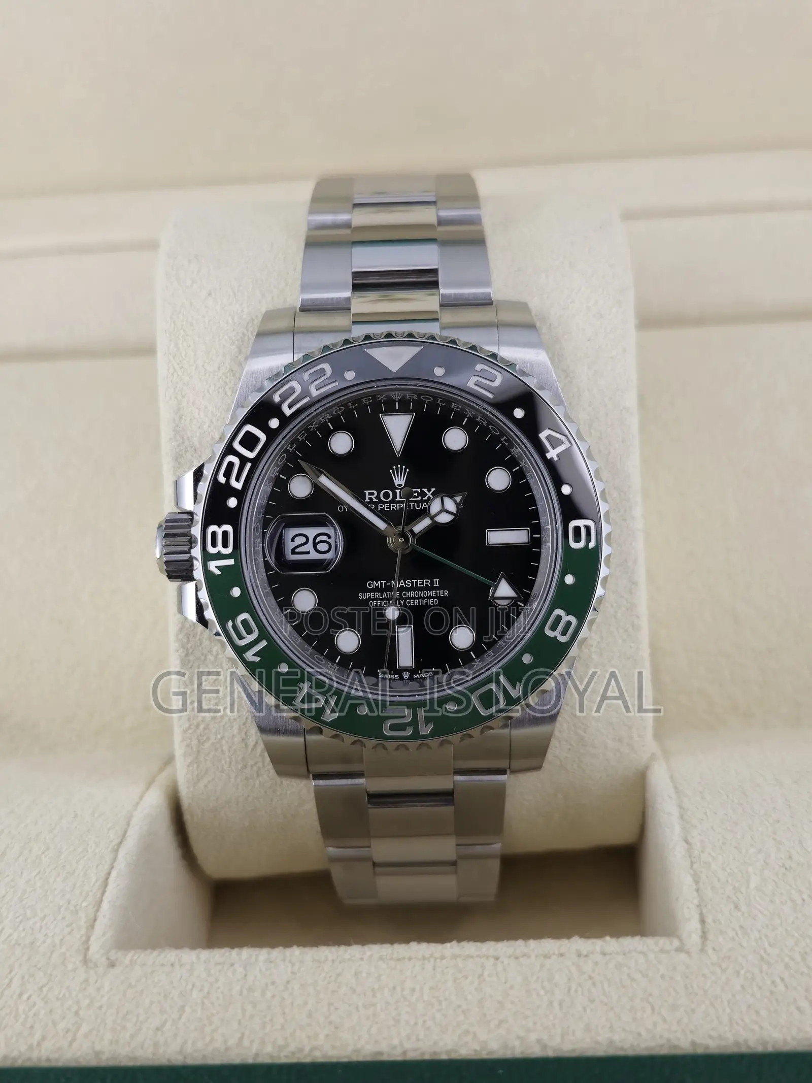 Rolex GMT Master Left Ii ‘Sprite’ Ref-126720vtnr Silver Automatic