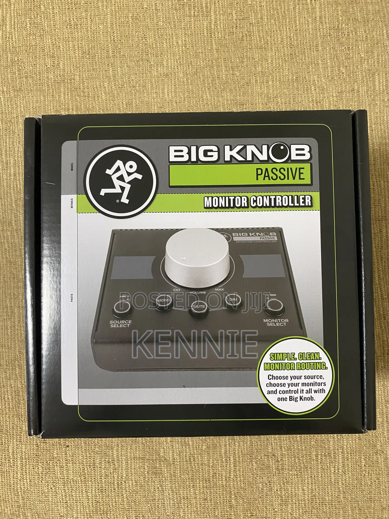 Big Knob Passive Monitor Controller. You Can Connect Multiple Devices