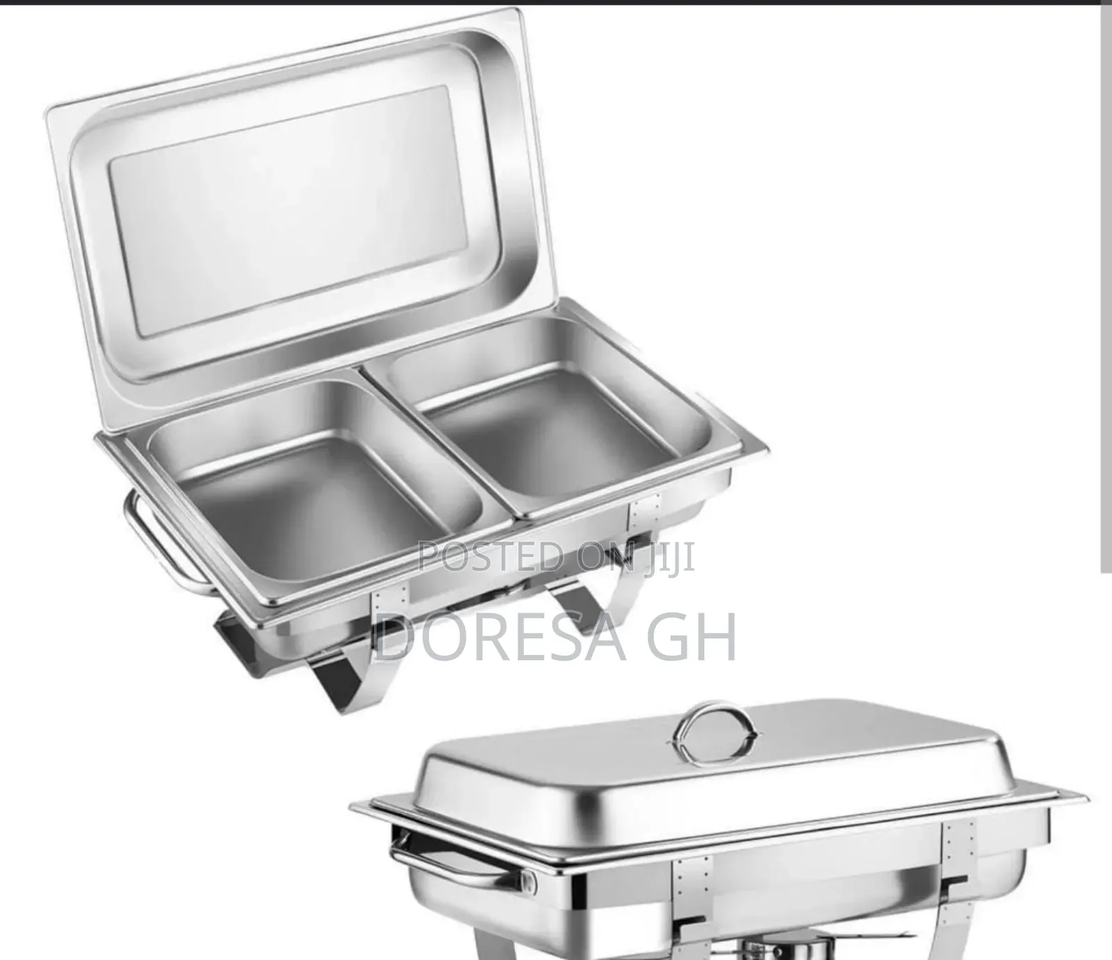 Double Chaffing Dish(11l) for Rent in Accra – Perfect for Small Events