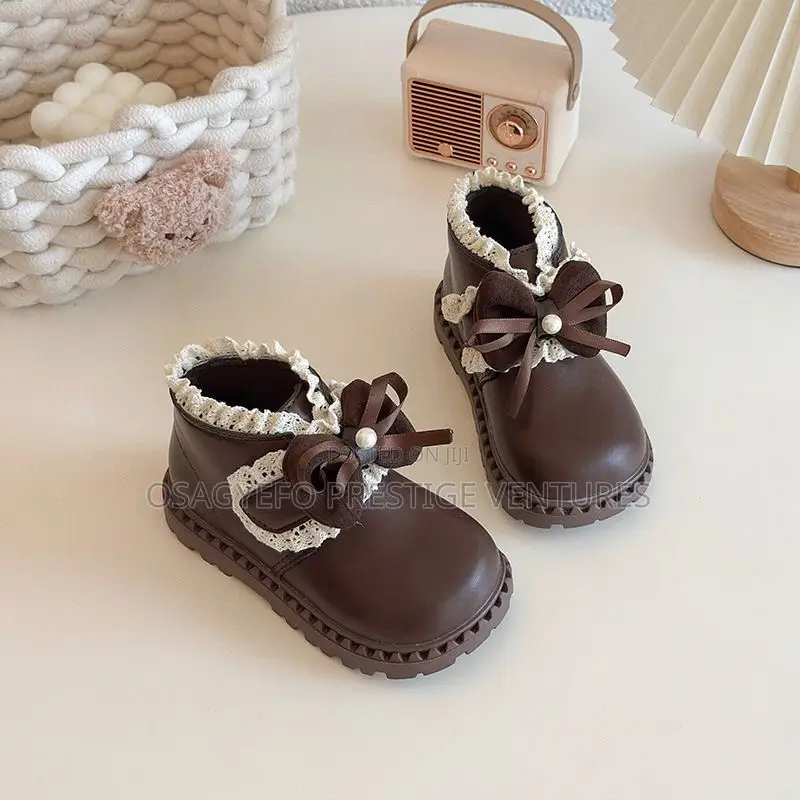 Quality Kids’ Princess Lace Bow Boots