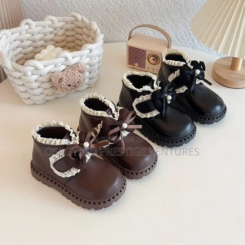 Quality Kids’ Princess Lace Bow Boots