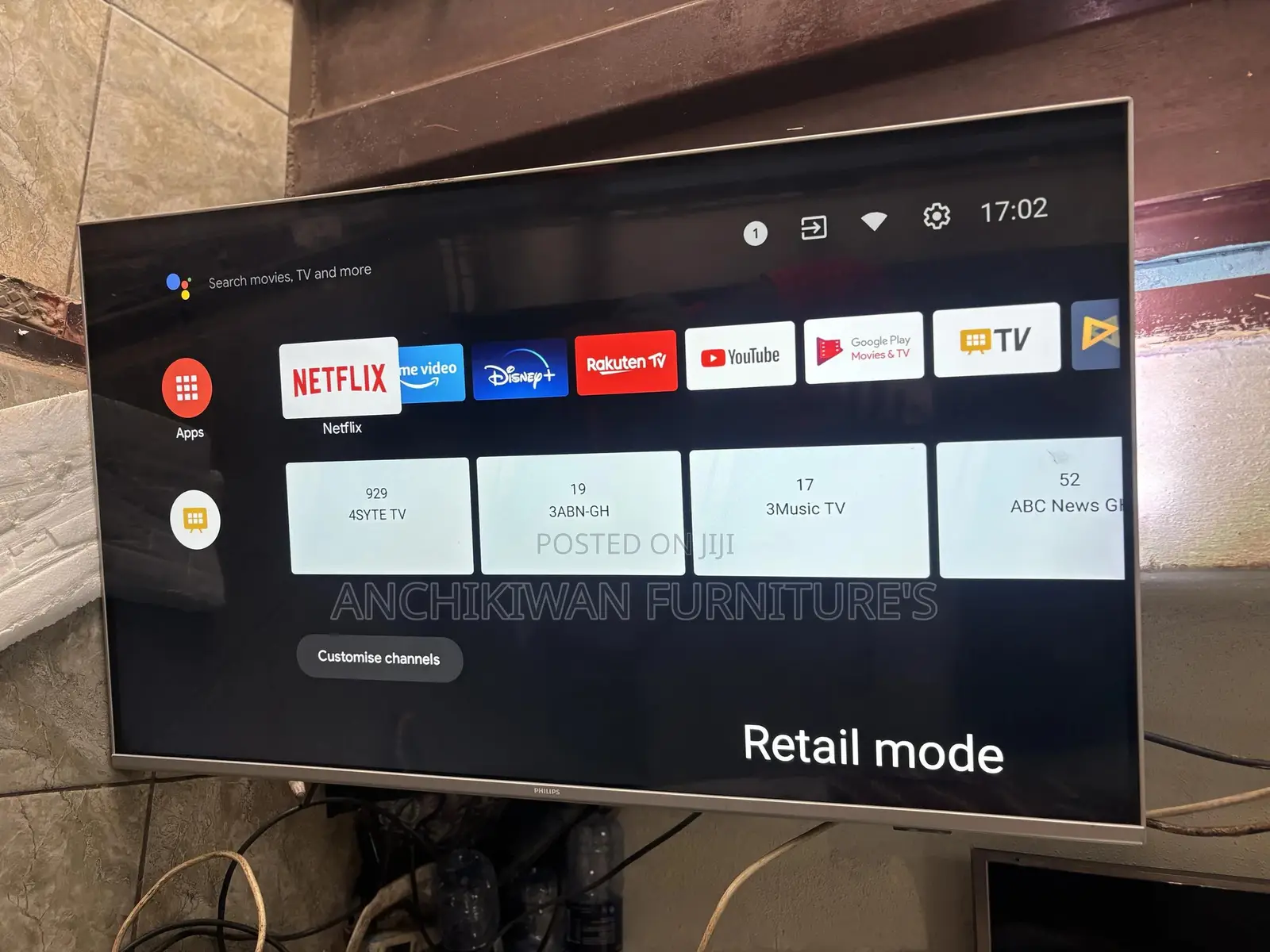 Philips Android 43 Inch HDR Tv (Payment on Delivery)
