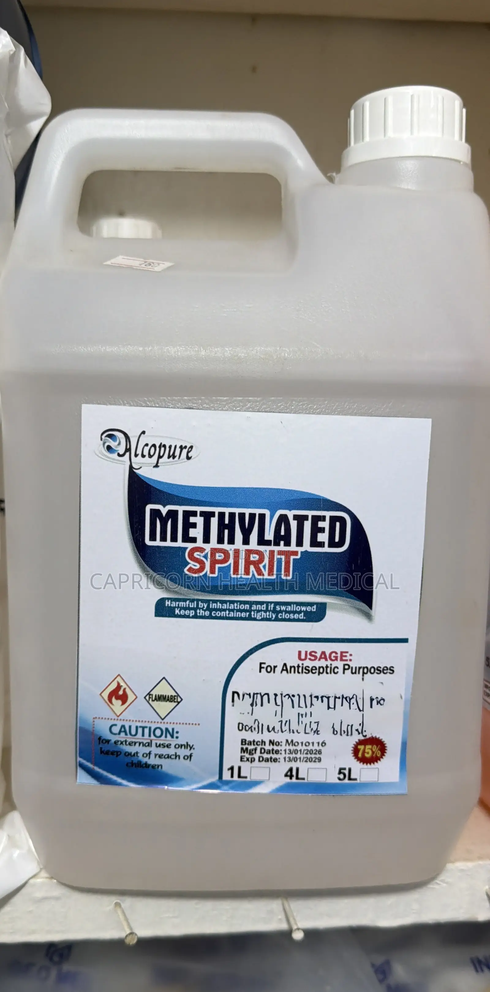 Methylated Spirit 4 Litres