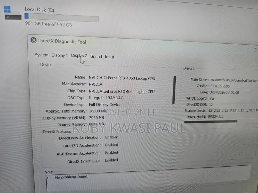 New Laptop Acer Predator 15 16GB Intel Core i9 SSD 1T