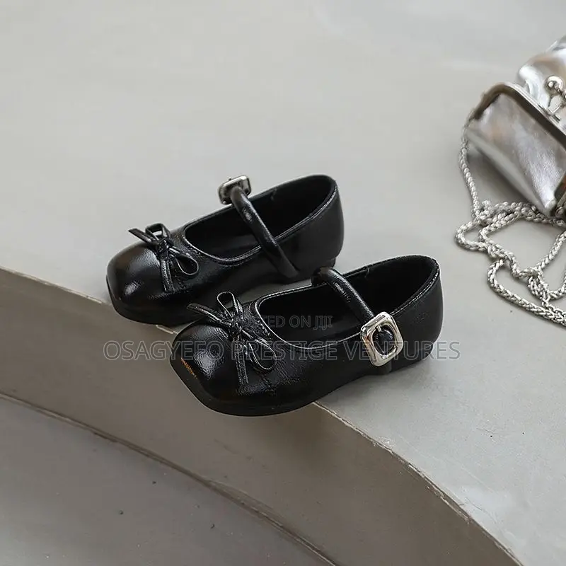 Kids’ Elegant Bow Buckle Dress Shoes