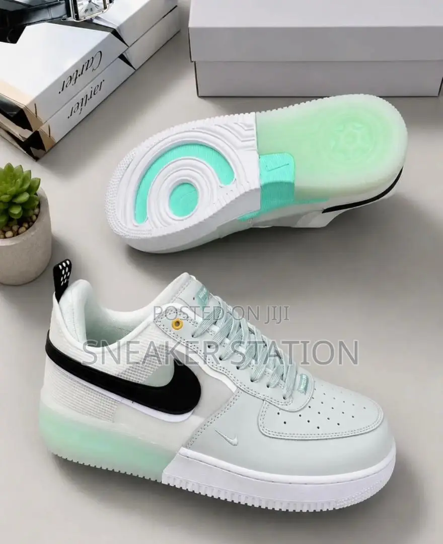 Nike Air Force 1 React Grey Mint