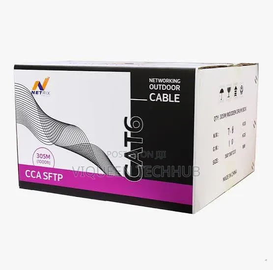SFTP Cat6e Indoor Cable Cca/305m