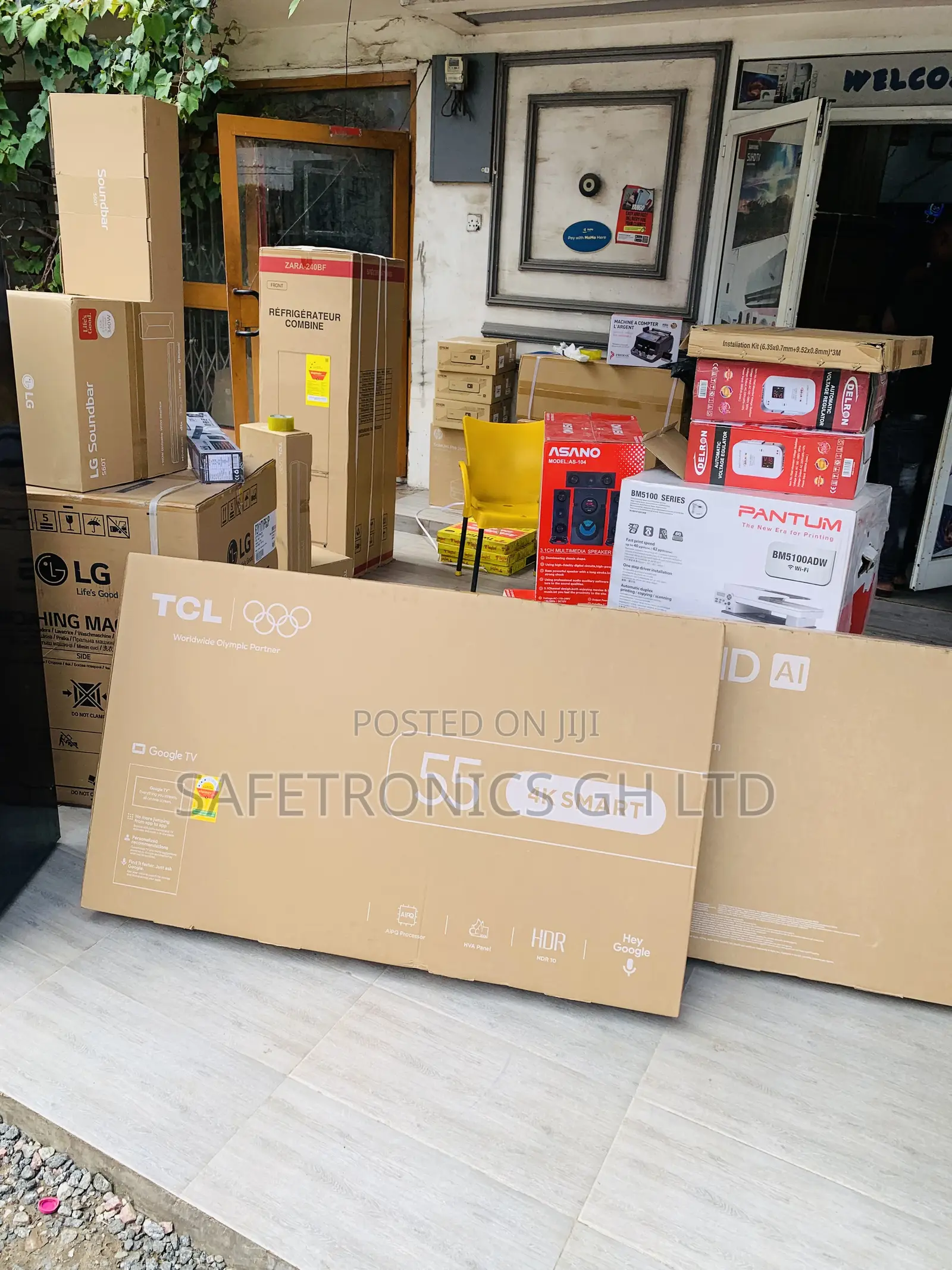 Ultra Modern TCL 55 Inch Smart Tv , Uhd Led - 55p65