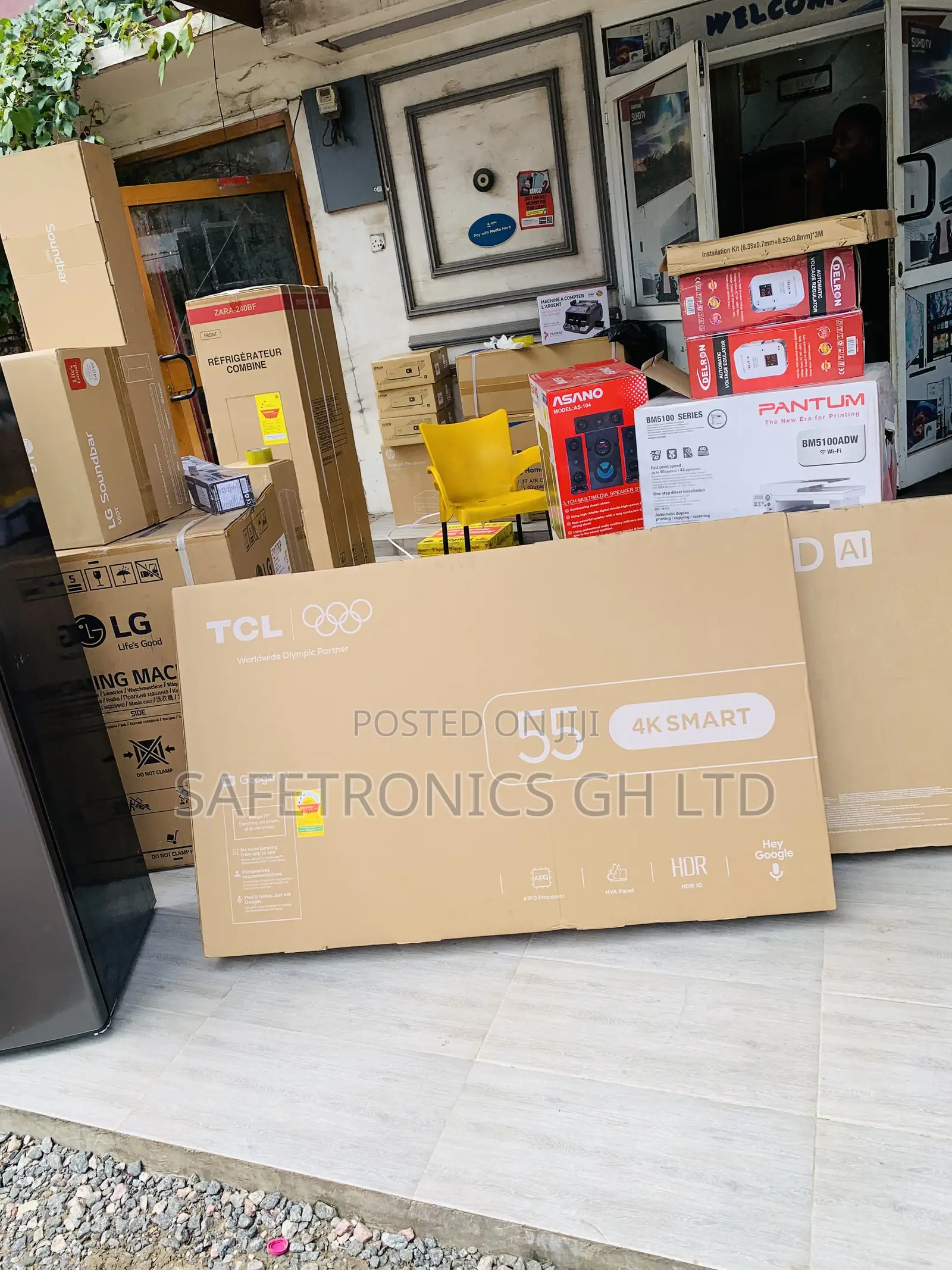 Newly Virtual TCL 55 Inch Smart Tv , Uhd Led - 55p65