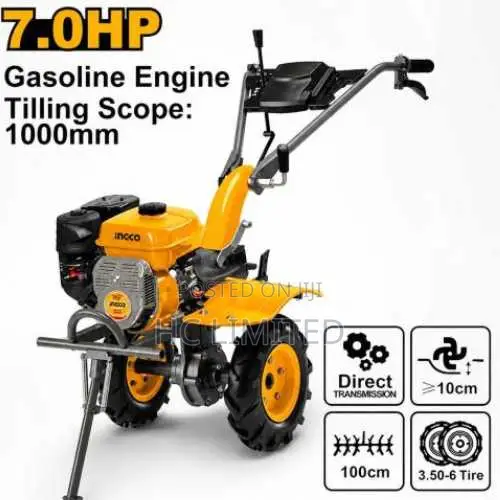Ingco Gasoline Tiller - Gc12006