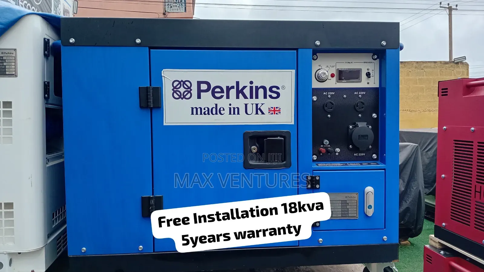 Heavy-Duty Perkins 18kva Generator – Long-Lasting Performance