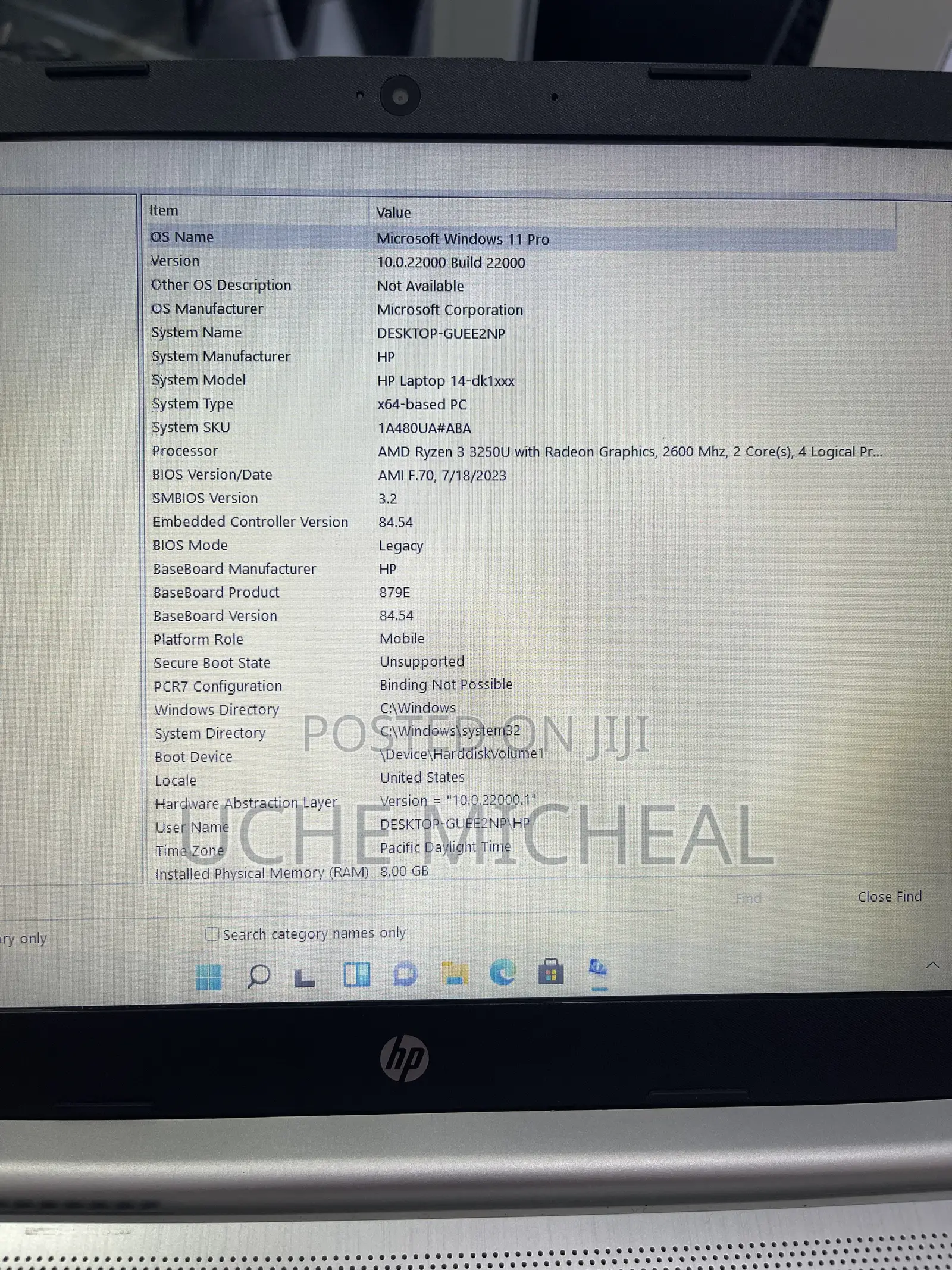Laptop HP 14z 8GB AMD Ryzen 3 SSD 256GB