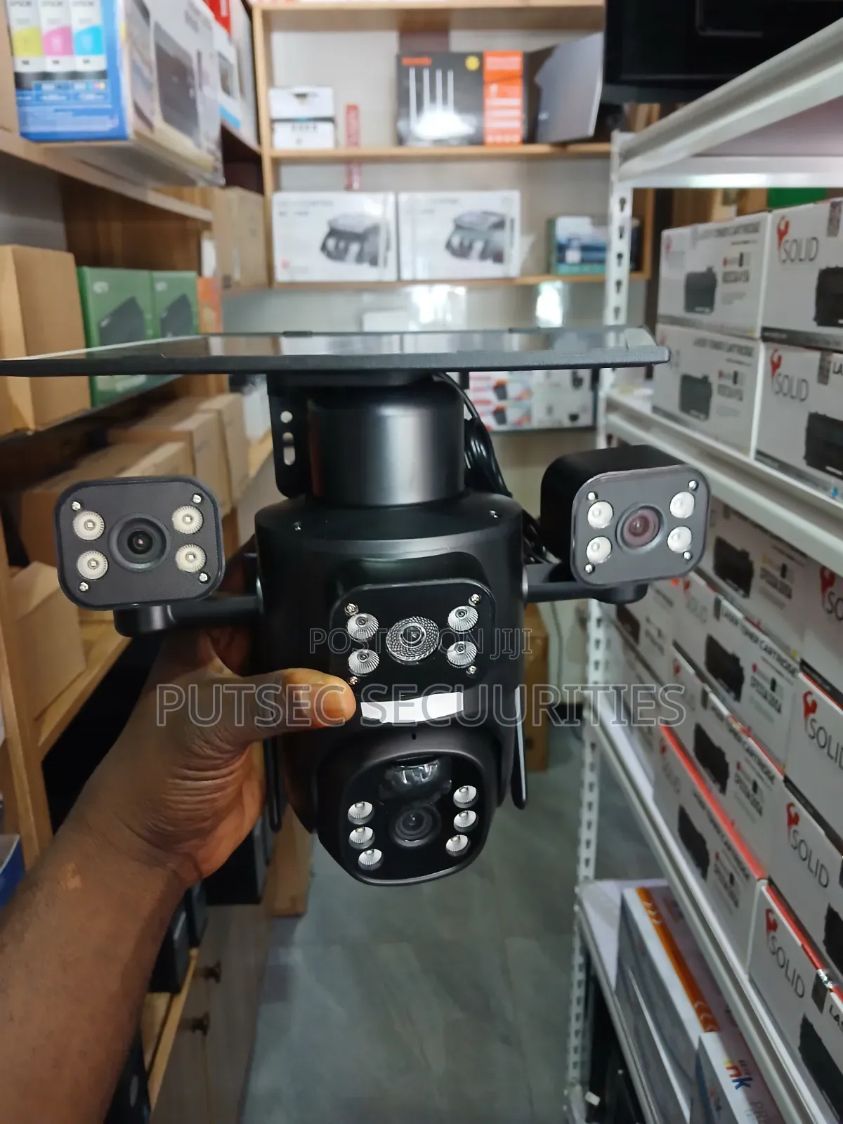 3 Lens Wifi Solar CCTV Camera