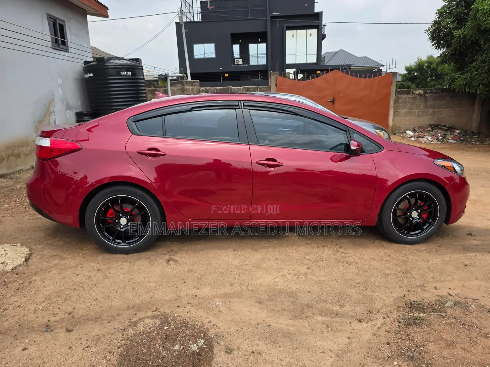 Kia Forte LX Sedan 2015 Red