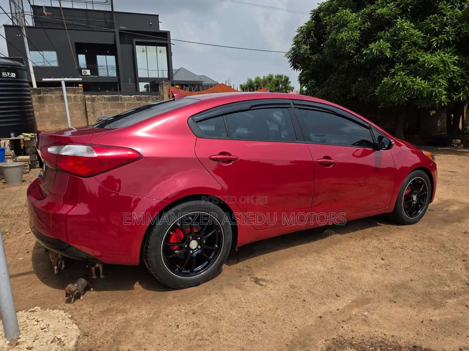 Kia Forte LX Sedan 2015 Red