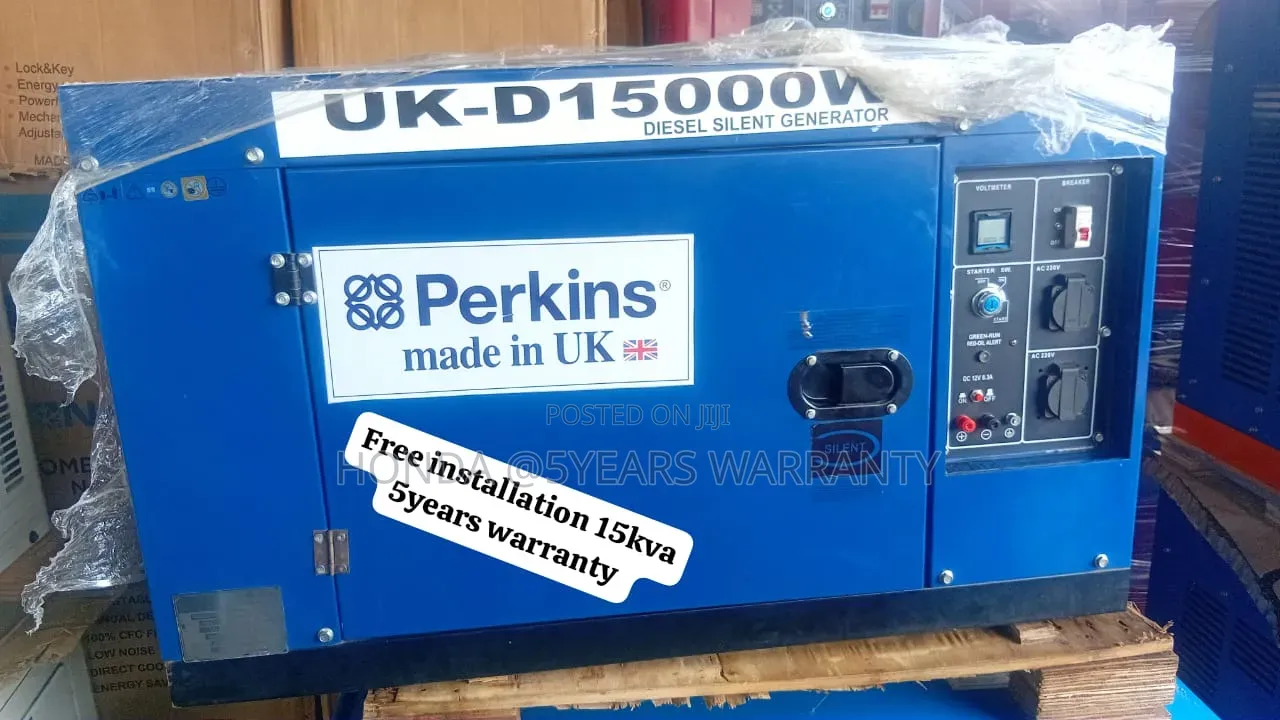 Heavy-Duty 15kva Perkins Generator – Built for Long 15kva
