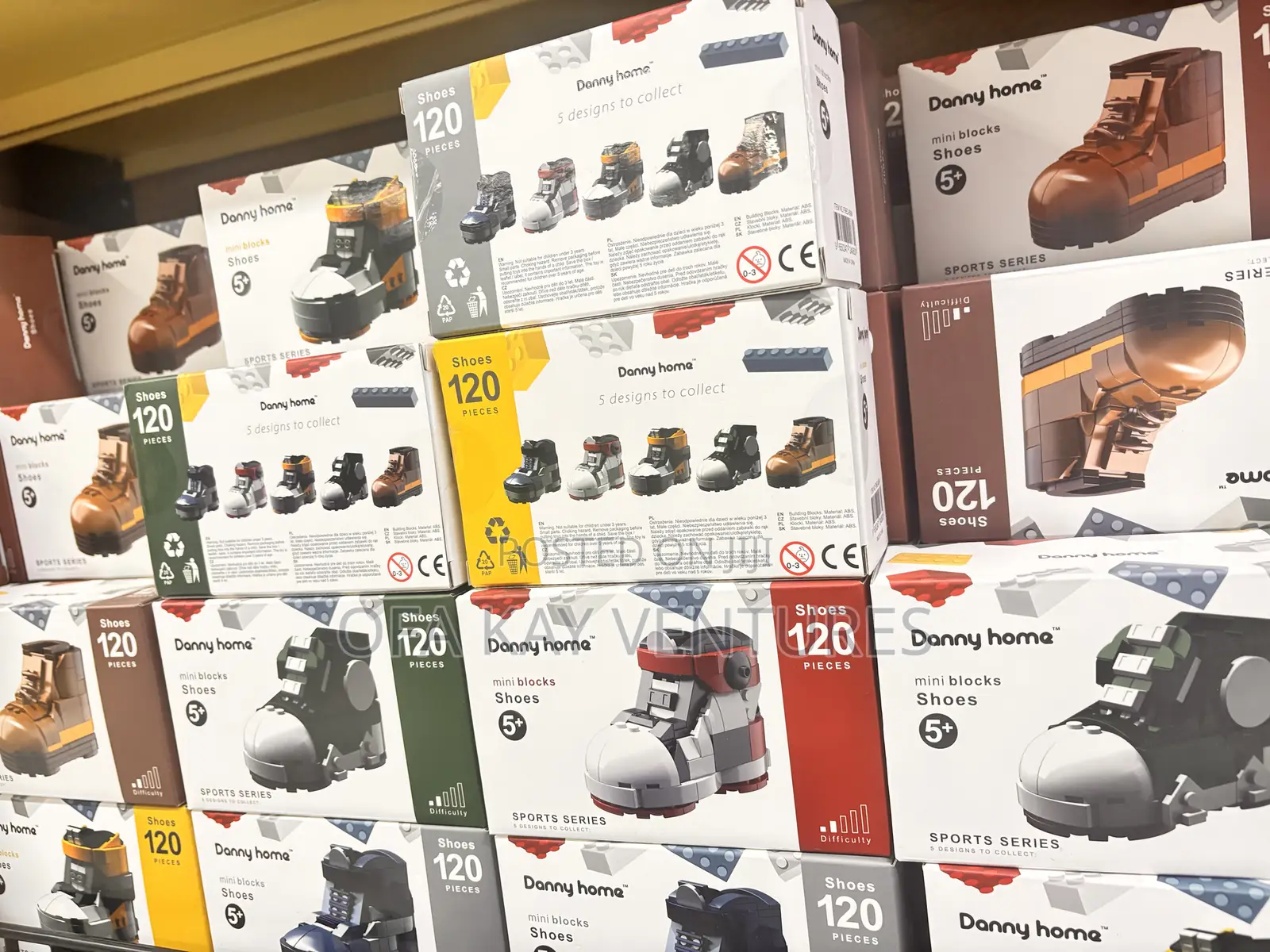 120 Mini Blocks Lego Shoe Game