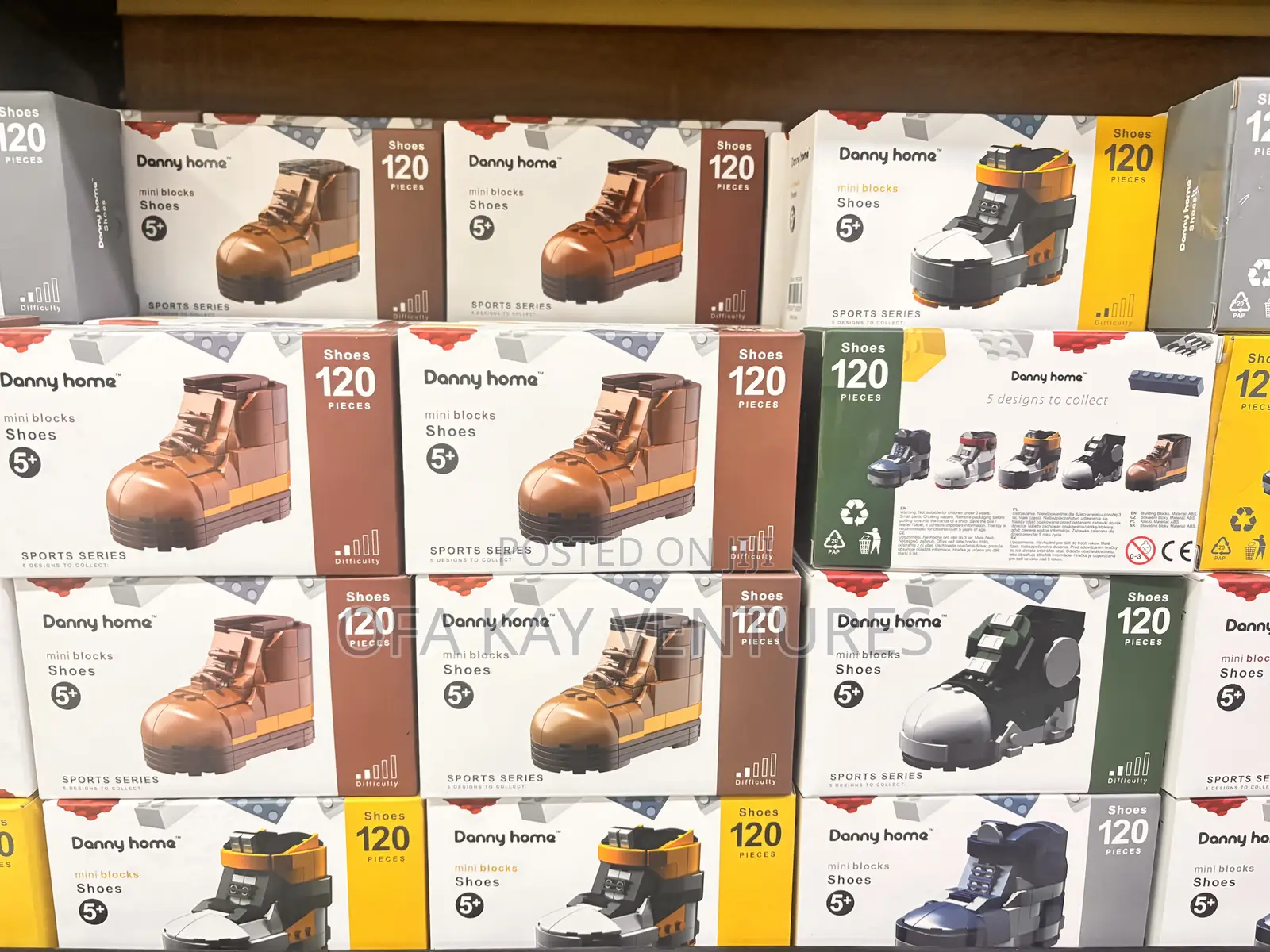 120 Mini Blocks Lego Shoe Game