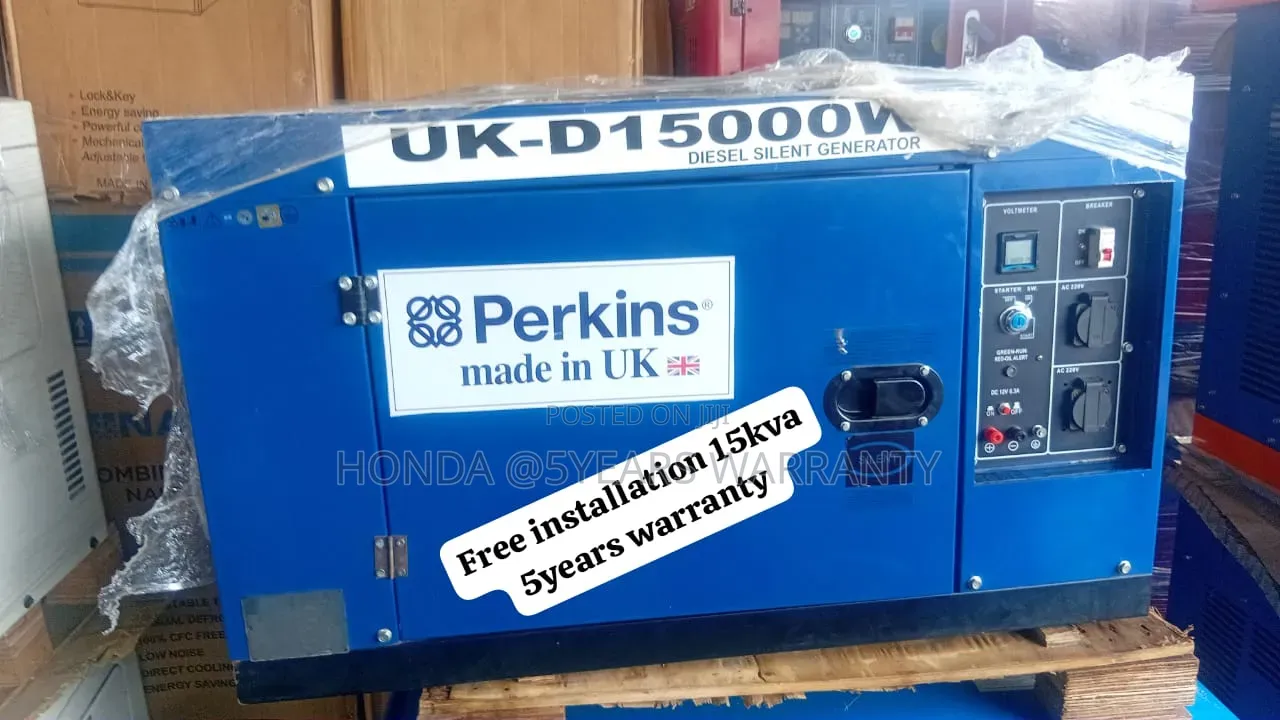 Original 15kva Perkins Generator – Low Fuel Consu 15kva