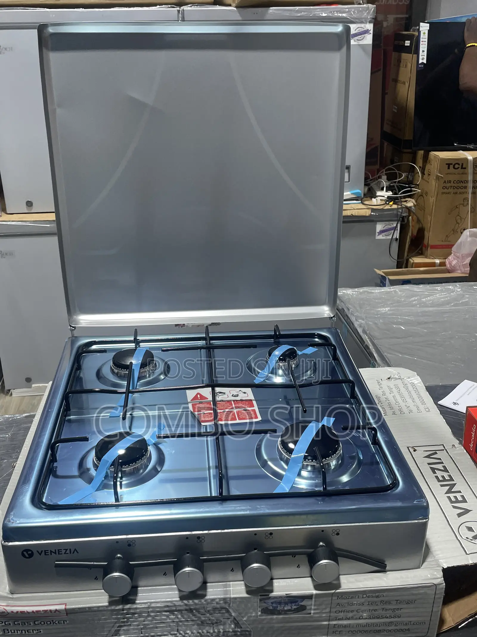 Venezia 4 Burner Gas Cooker