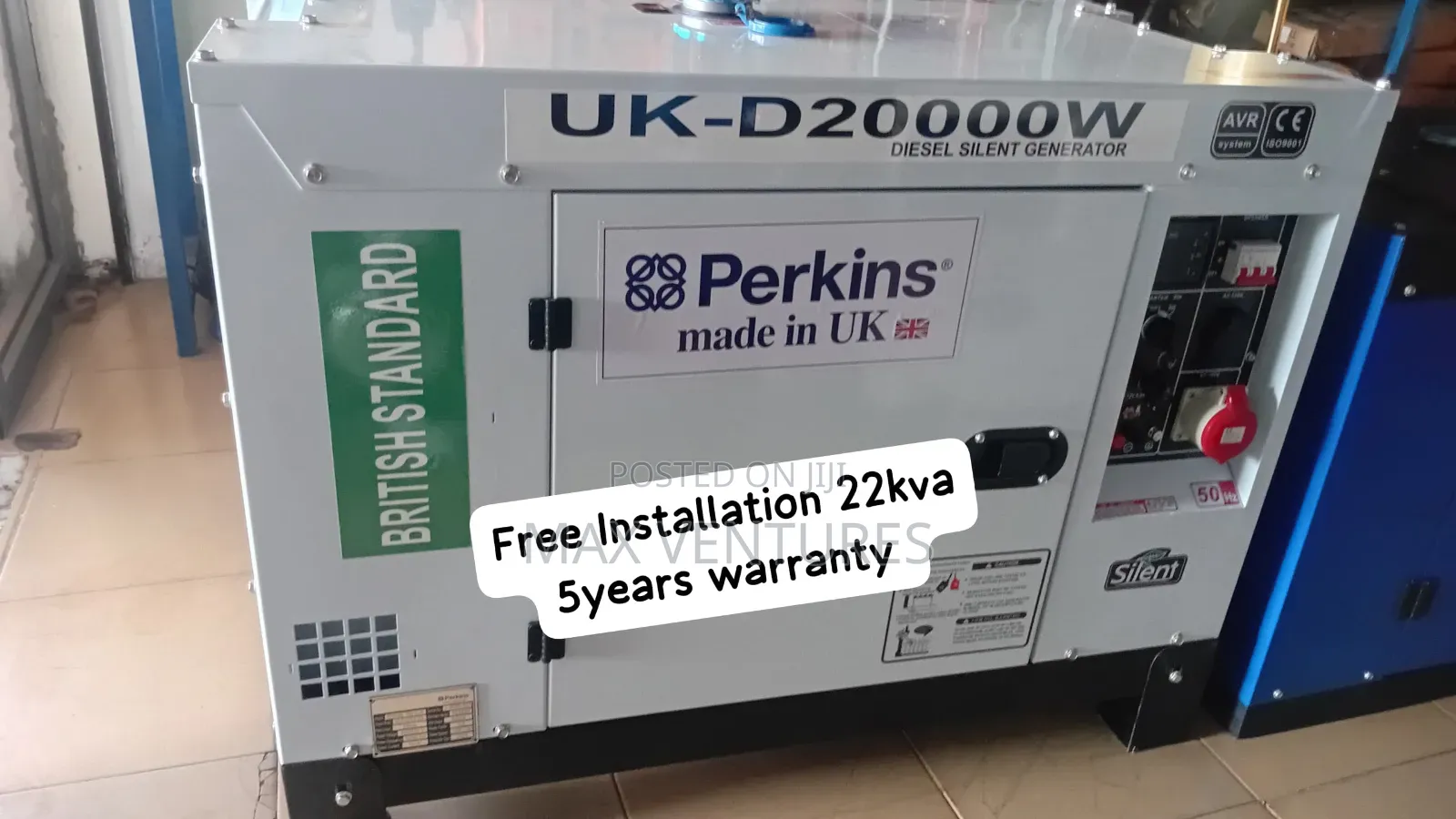 Original Perkins 22kva Silent Diesel Generator Available 22kva