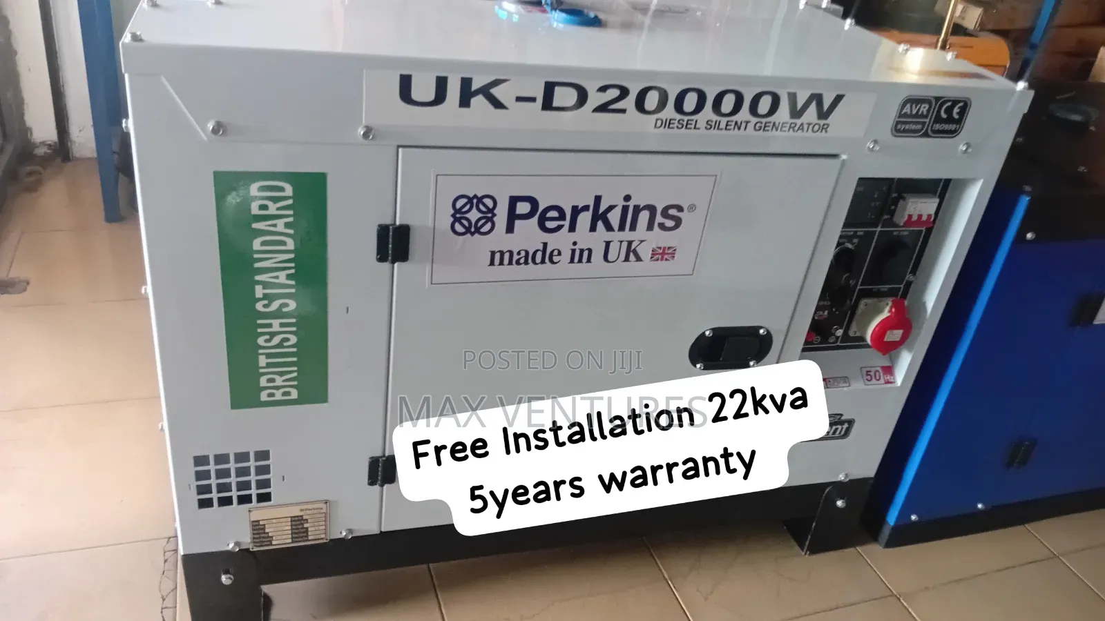 High-Performance Perkins 22kva Silent Generator 22kva