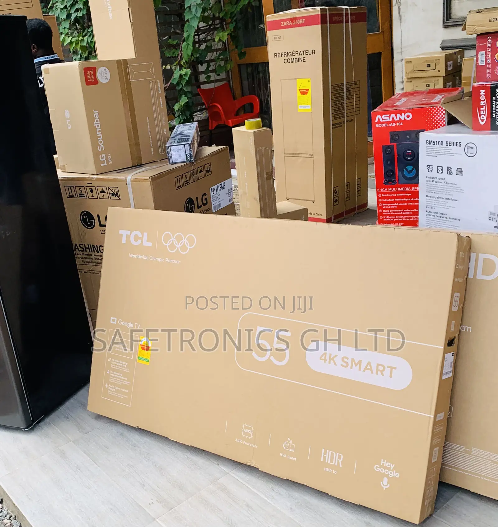 Newly Approved Smart TCL 55"P655 Uhd Tv