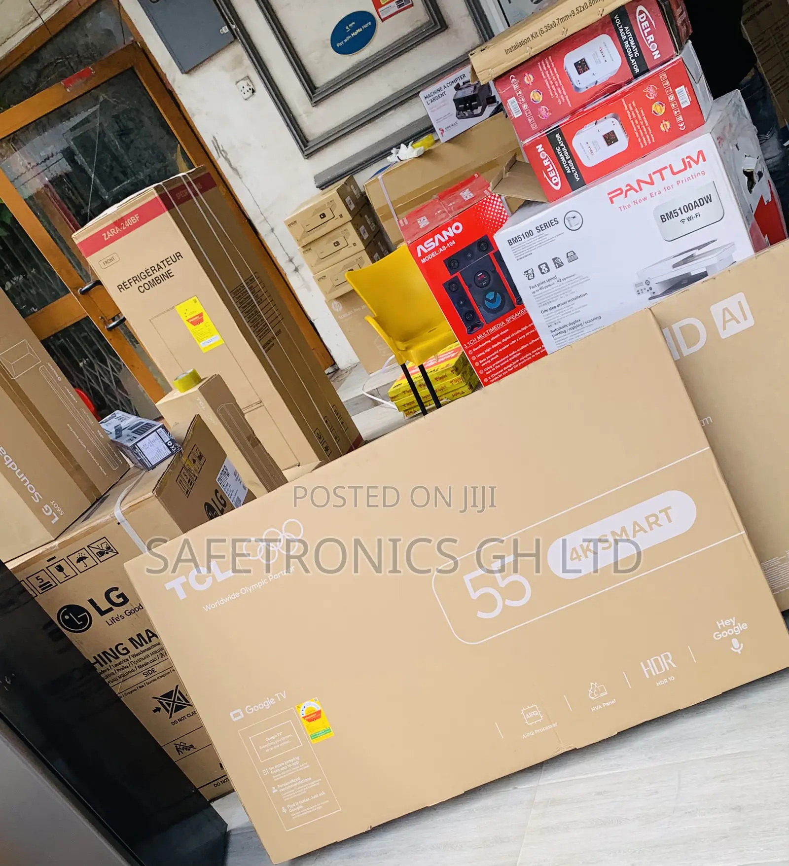 Choose Best Led Smart Android TCL 55"P655 Uhd Tv