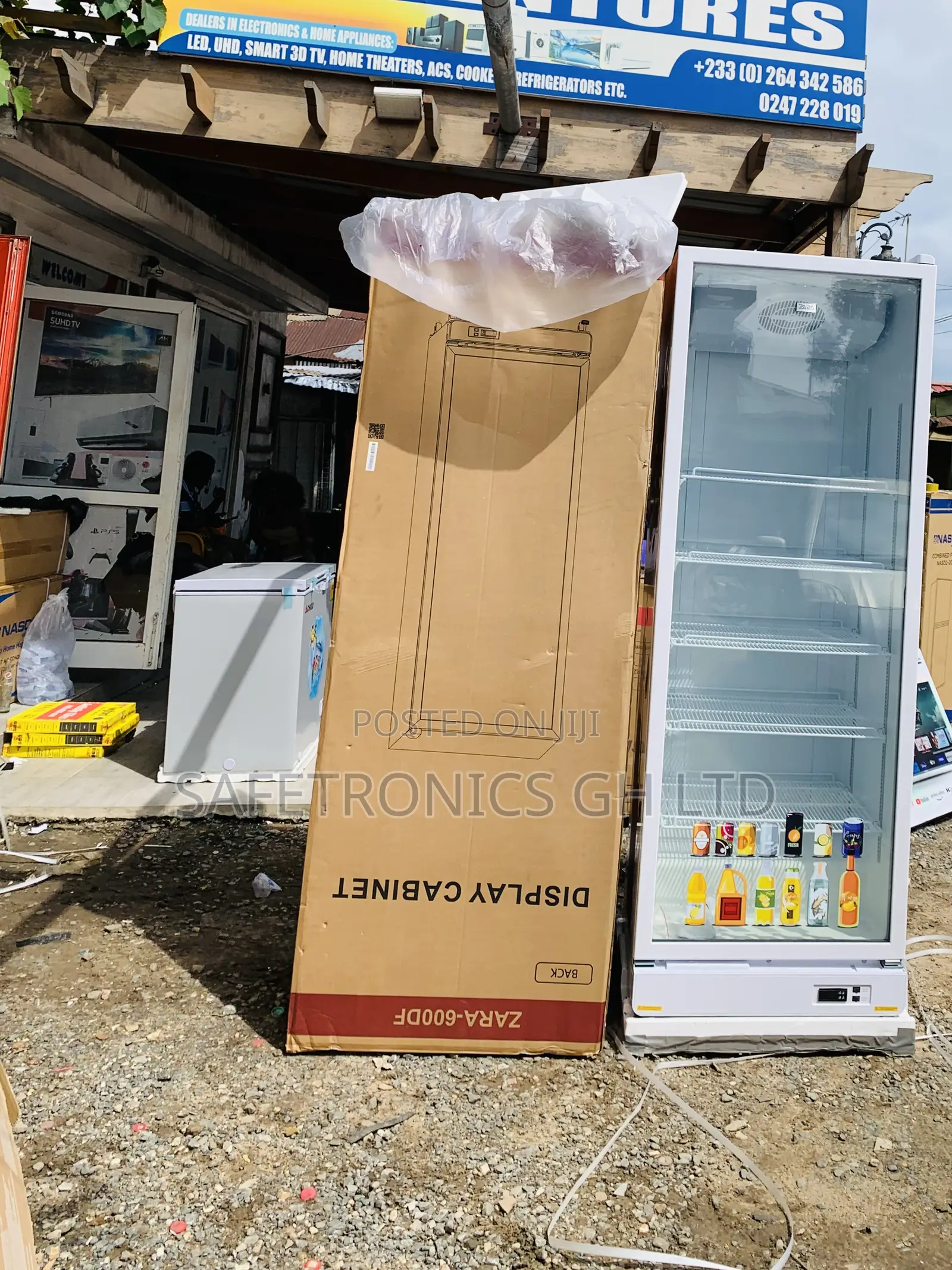 Best New Zara-600dfg 591l Single-Door Display Refrigerator