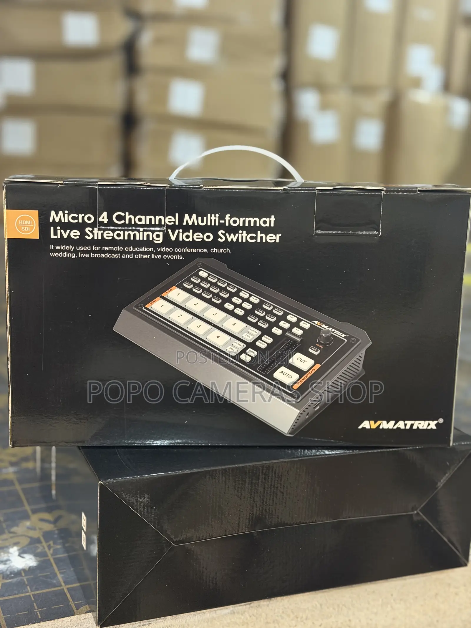 Avmatrix Shark S4 4-channel 3g-sdi/Hdmi Video Switcher
