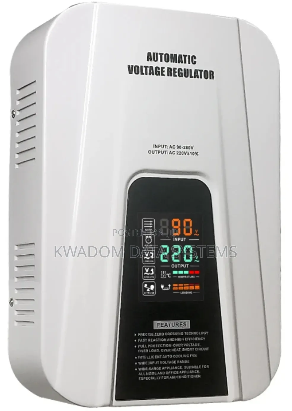 T-Mux 2kva Electronic Relay Control Single Phase Voltage Stabilizer