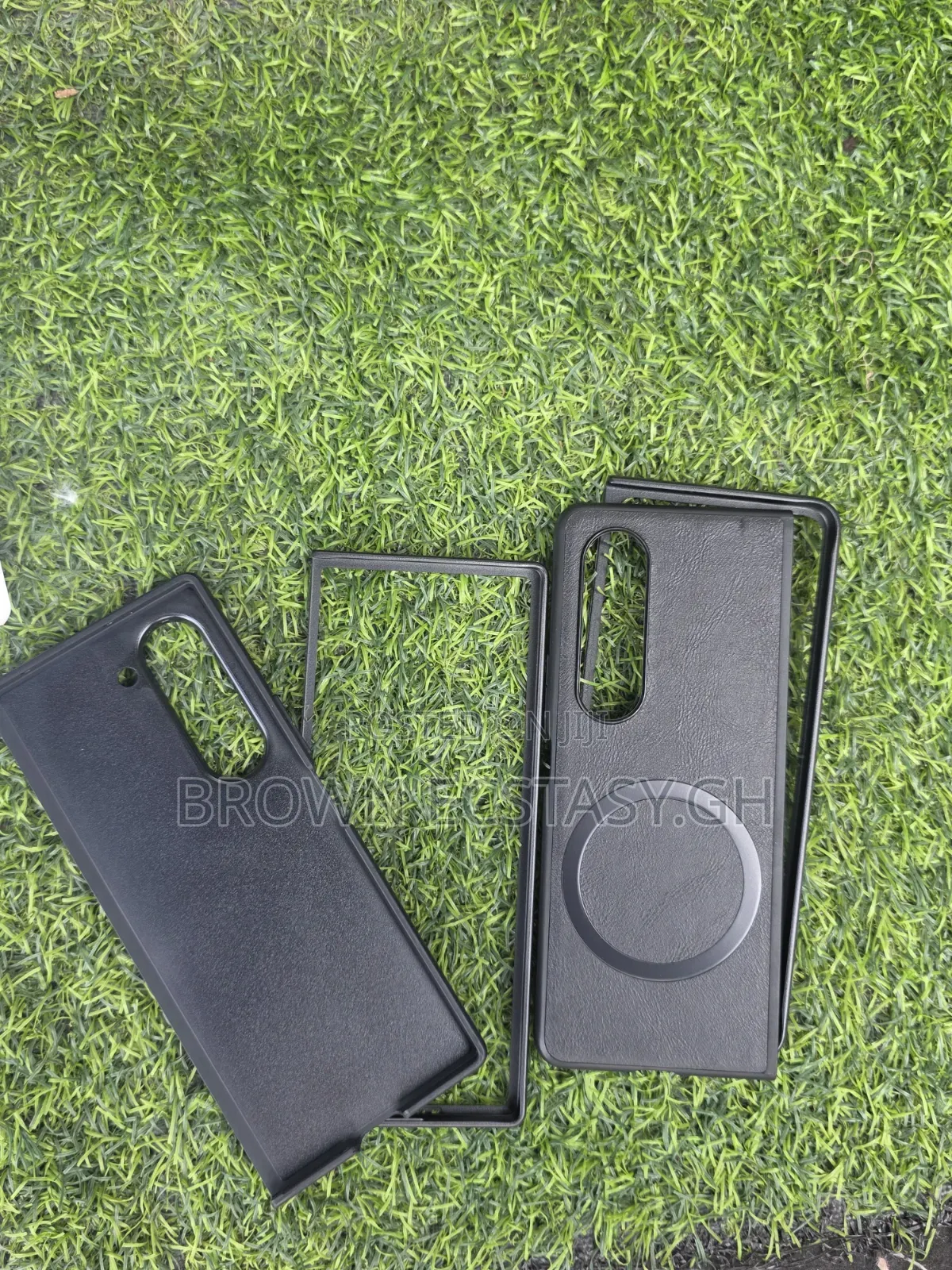 Samsung Galaxy Z Fold 4/5/6/7/8 Ultra Leather Case With Magsafe Ring