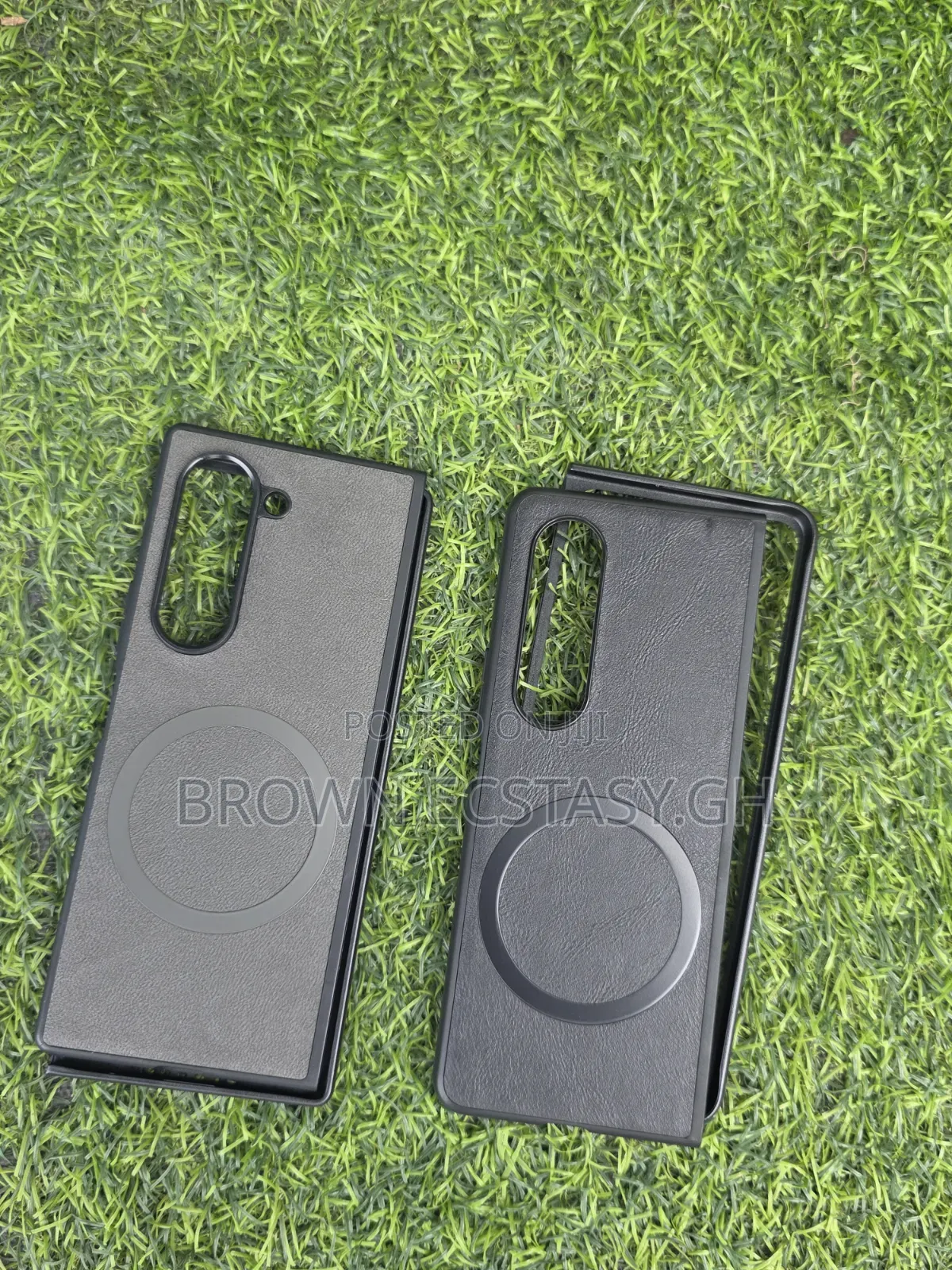 Samsung Galaxy Z Fold 4/5/6/7/8 Ultra Leather Case With Magsafe Ring